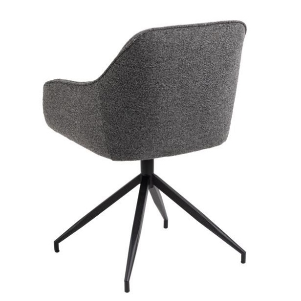 Krzesło Brooke obrotowe antracytowe Monza - ACTONA